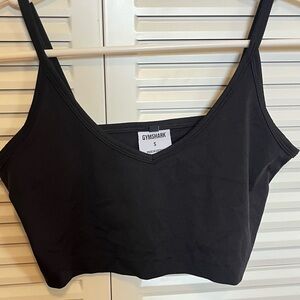 Gymshark Black Crop Top
